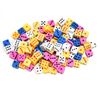 SmartDealsPro 100 Assorted 1/5" 5mm D6 Mini Dice Game Dot Square Dice Set