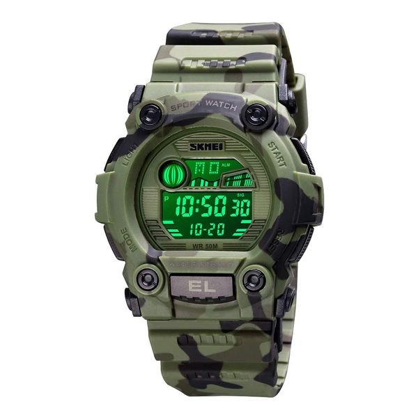 CakCity Boys Camouflage LED Sports Kids Watch Waterproof Digital Electronic Military Wrist Watches for Kid with Luminous Alarm Stopwatch Child Watches Ages 3-10