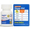 Equate Doxylamine Succinate 25mg Nighttime Sleep Support Supplement Tablets 32ct