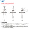JJC 40CM Red Mechanical Locking Camera Shutter Release Cable with Red Concave Surface Soft Release Button Kit