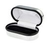 Lucky Irish Shamrock Cufflinks in Chrome Gift Box