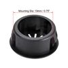 sourcing map 19mm Mounted Dia Cable Hose Snap Bushing Grommet Protector Black 6pcs