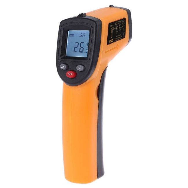 HW550 Digital LCD Infrared Thermometer Non-Contact Laser