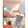 Microfiber Flat Mop with 4 Mop Pads Flat Mop for Dry and Wet Floor