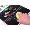 UNI CHALK PWE-8K FL WHITE MARKER CHISEL TIP 8.0mm - Single Marker