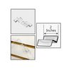 Styrene Slatwall Attachments (Lot of 24)