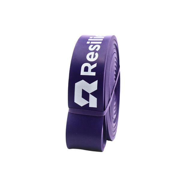 Resilience Resistance Bands - Natural Latex Elastic Bands for Sports, Training and Physiotherapy (Violet)