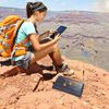 60W Portable Solar Panel 18V Polycrystalline Silicon Solar USB Charging Panel