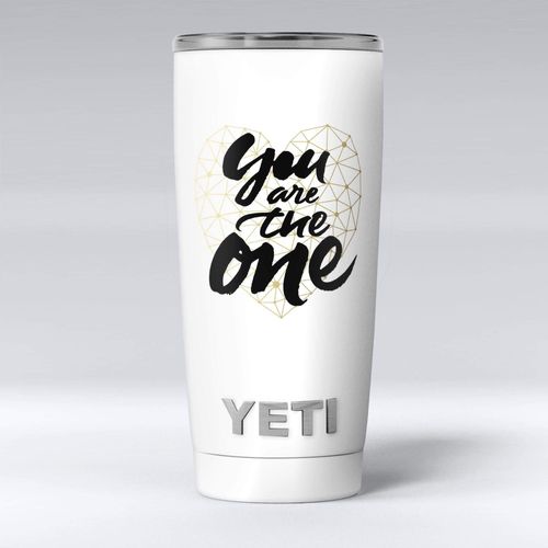 Design Skinz You are The One - Skin Decal Vinyl Wrap Kit Compatible with The Yeti Rambler Cooler Tumbler Cups