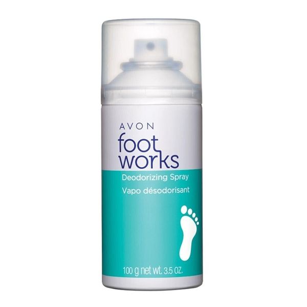 AVON FOOT WORKS DEODORIZING FOOT SPRAY 3.5 oz