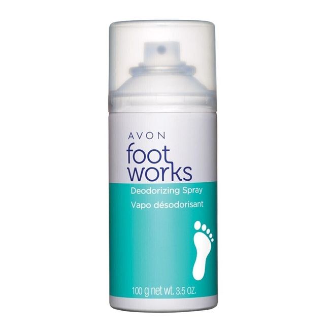 AVON FOOT WORKS DEODORIZING FOOT SPRAY 3.5 oz