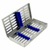 7 Dental Periosteal Elevators Buser Sinus Lift Implant Instruments With Cassette