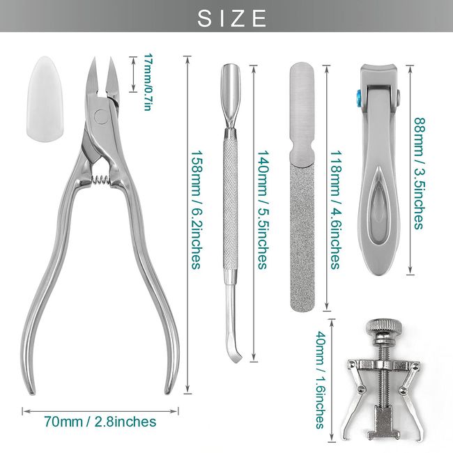 Nail Clippers, Long Handled Toenail Scissors Clippers for Seniors Thick  Toenails Ingrown Toenail Clippers,8 Inch Toe Nail Clippers Adult Thick  Nails