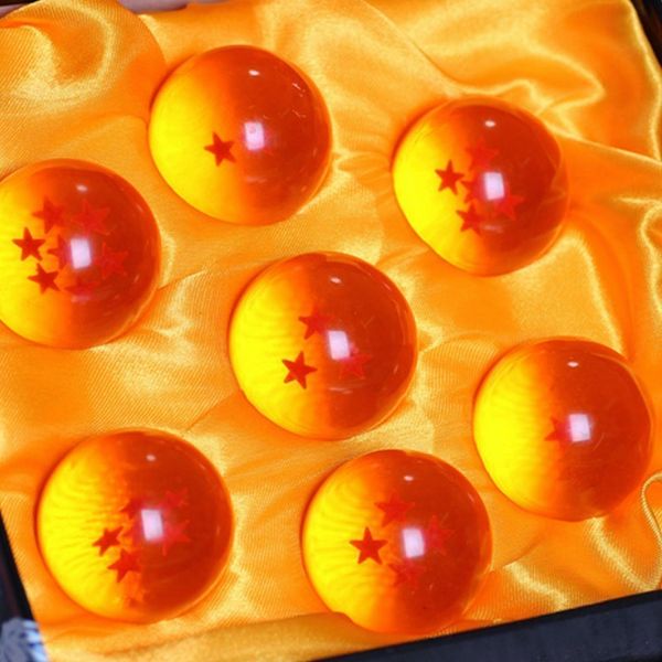 ZNU Dragon Ball Dragon - Spirit summoning crystals, Dragon Ball 7 - item boxed set, 1.8 inch (4.5 cm) crystals, cos - play prop