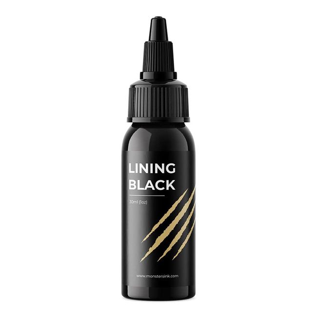 Monsters Ink Lining Black Ink 30ml - Perfect Lining Black formula