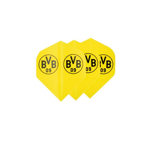 Borussia Dortmund Unisex BVB Dart Flights, Black/Yellow, One Size EU