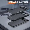 YQMSSP Google Pixel 8A Case - Full Body Shockproof, Military Grade Drop Protection, Screen Protector, Black