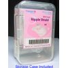 Maymom Nipple Shield (Small/Extra Small), 4pc in Reuseable Storage Case (Thicker Version)