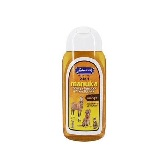 3 x Saver - Johnson's Vet - Manuka Honey 2In1 Shampoo 200ml