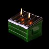 Wick Works | Large Dumpster Fire Candle | Parafin Wax | Unique Funny Gift Novelty Adults Can Enjoy! (Unscented)