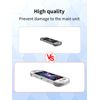 Case for TRIMUI Smart PRO Handheld Gaming Console,BOVUGAC High Transparency Soft TPU Shockproof-Clear