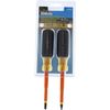 Electrical Insulated Screwdriver Set - 2 Piece, Orange, Cushion-Grip Handles