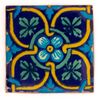 Ceramic Mexican Tile – 5cm- Handmade and Ethically Traded by Tumia LAC - 10 Pack