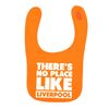 Flox Creative Orange Bib There's no Place Like Liverpool