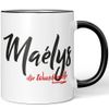 JUNIWORDS Tasse, Maélys, die Wundervolle, Schwarz (5264036)