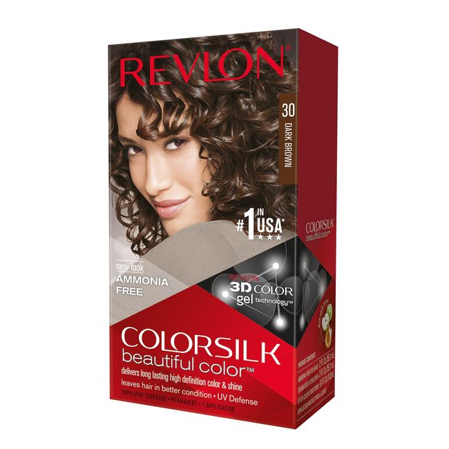 Revlon Color Silk Beautiful Hair Color, Dark Brown 30