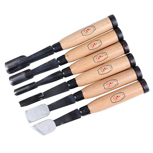 6Pcs Professional Wood Carving Tools, Wood Chisel Knife Set, Carving Tools for Wood Carving and Woodwork