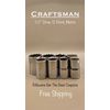 New Craftsman Socket Set 1/2" Inch Drive 12 Point 8 Piece Metric