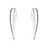 SOFIA MILANI - Women's Earrings 925 Silver - Stud Earrings as Bow - 20752, Sterling Silver, No Gemstone