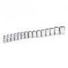 Genius Tools 15 Piece 1/2" Dr. Metric Hand Socket Set (12-Point) - TW-415M