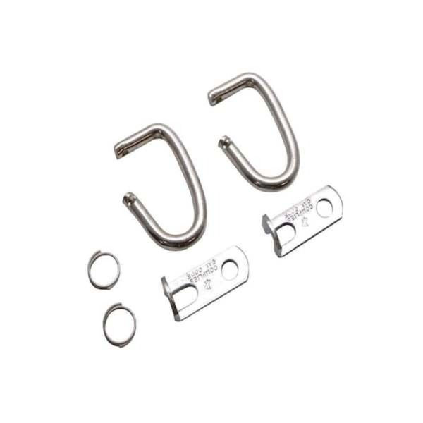 Garage Door Containment C-Hook for Extension Springs Repair & Replacement 2-Pack