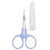 Kai ECOMONO KQ3178 Fashionable Scissors That Can Disassemble and Dispose of Makeup Scissors Disassembly Type Curved Blade with Cap Nose Hair Mayu