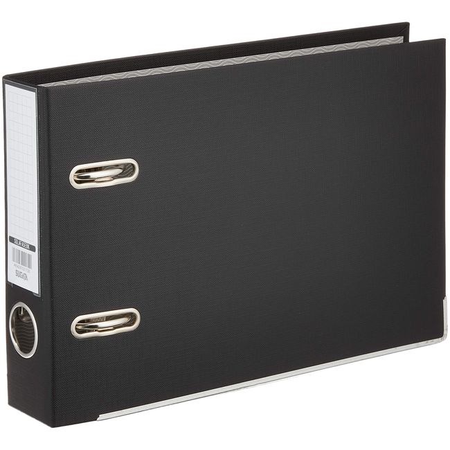 Hapira SGLAFA5EBK A5 File, Large Amount, Lever Type Arch File, Horizontal Type, Black