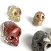 Skull Carving Medium Soapstone Made in Peru 1 Count Assorted 1.5"