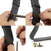 TOURBON Black Shell Holder Rifle Sling Padding Gun Strap with Quick Release Swivels and Thumb Loop