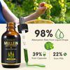 Mullein Leaf Extract for Lungs,Mullein Drops,Premium Mullein Leaf Extract Support for Cleaning The Airways
