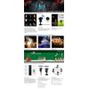 HD Pattern Laser Christmas HalloweHoliday Party Decorations LED Projector Light