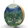 Van Gogh Olive Trees Hardwood Oak Fan/Light Pull