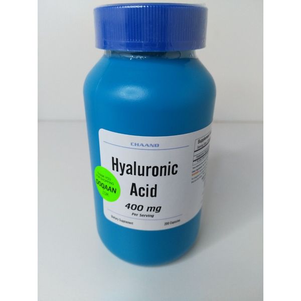 Hyaluronic Acid High Potency 400mg 200 Capsules High Quality . Exp. 01/26