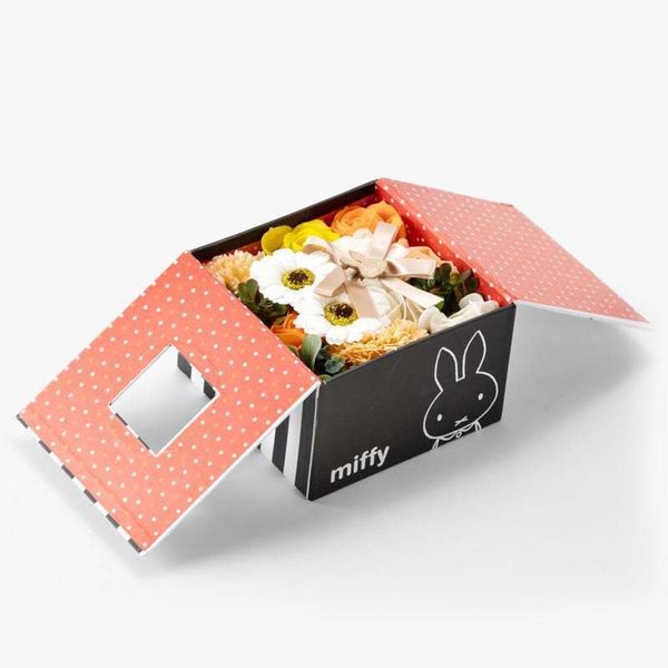 Q-FLA Bath Fragrance Flower Shaped Bath Salt, Flower Arrangement Box, Miffy, Arrangement Box, Arrangement B