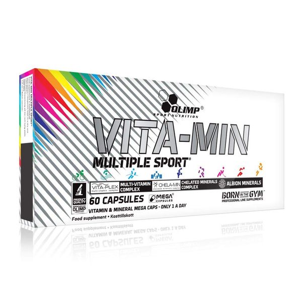 Olimp Vita-Min Multiple Sport, 60 Mega Caps (Pack of 2)