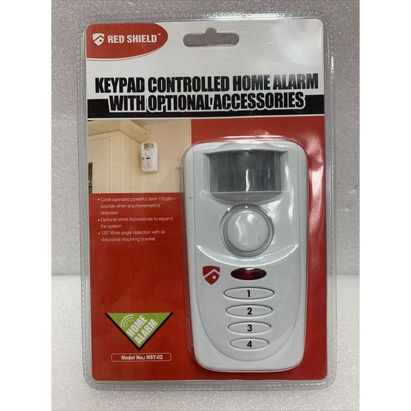 Red Shield NST-02 Keypad Controlled Home Alarm Motion Sensor