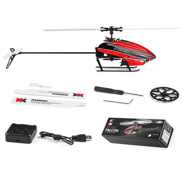 MALTA - XK K110S Proporse Set (Batteries Not Included) Futaba S-FHSS Compatible Specifications, RC Helicopter for Beginners, Japanese Instruction Manual Included K110S-BTL