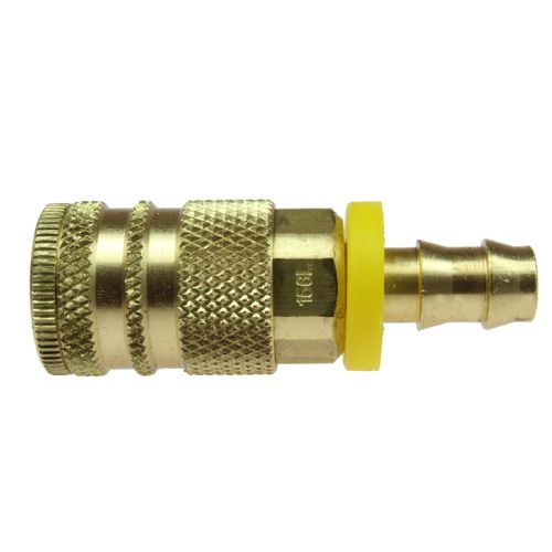 Coilhose Pneumatics 156L 1/4-Inch Body Size, Coilflow Industrial Interchange Coupler, 3/8-Inch Lock-On Hose Barb