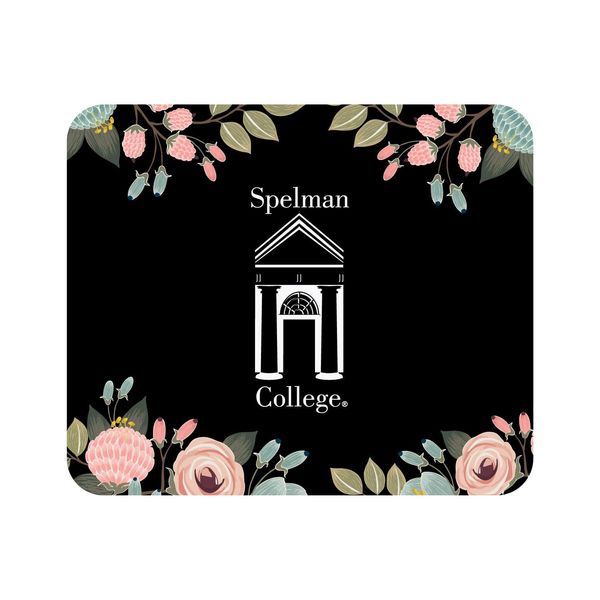 Mouse Pad, Fabric, Spelman College Standard/Floral Pink
