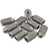 M3 x 10mm Stainless Steel Hex Socket Spring Ball Point Grub Screws 20pcs